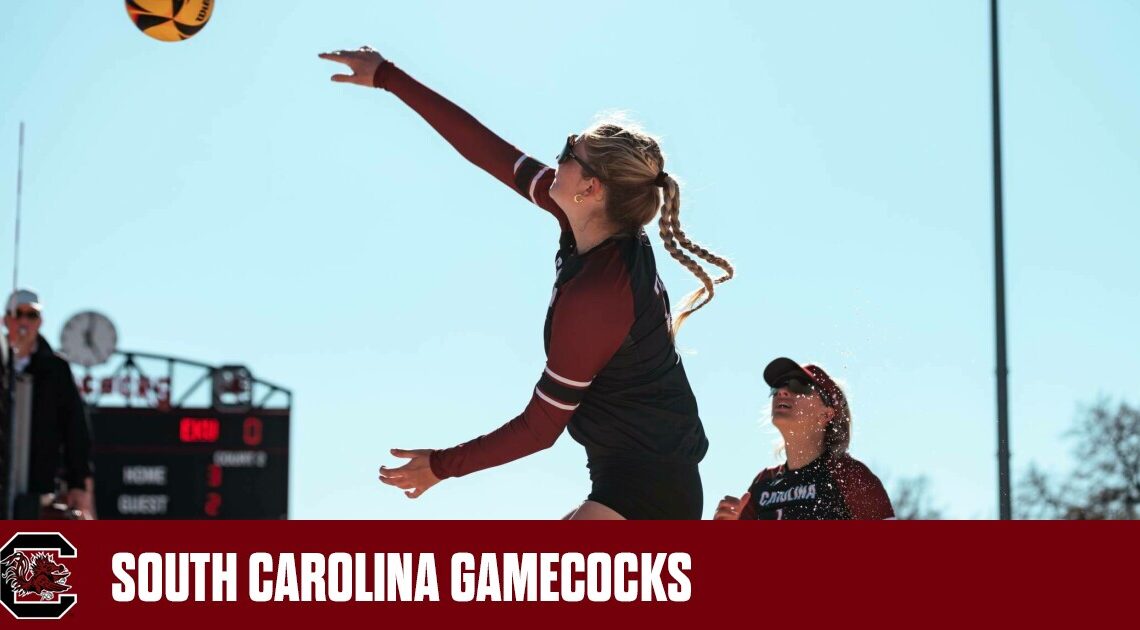 Beach Volleyball Secures Pair of Sunday Victories – University of South Carolina Athletics