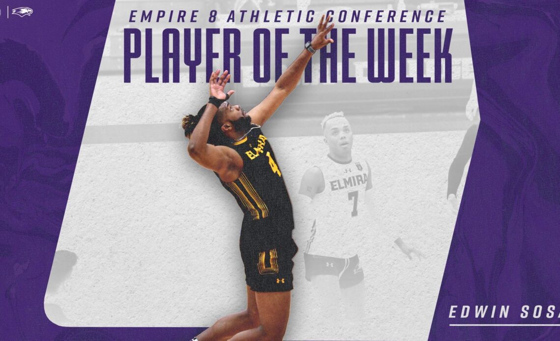 Edwin Sosa Named Empire 8 Co-Player of the Week