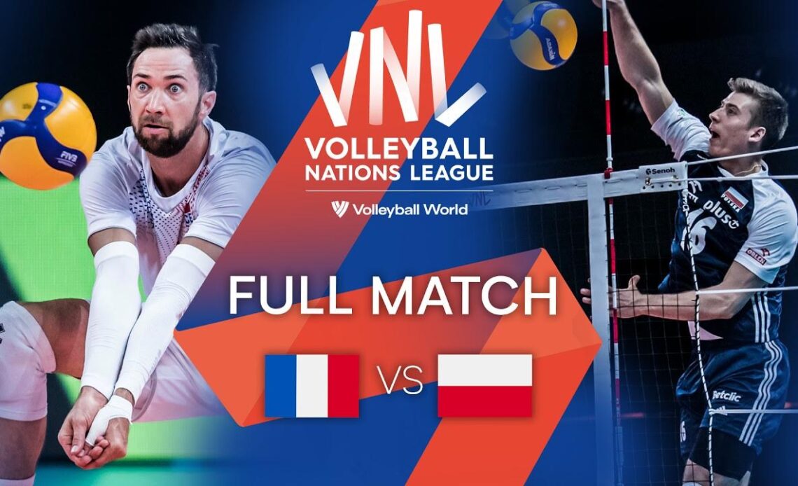 🇫🇷 FRA vs. 🇵🇱 POL - Full Match | Men's VNL 2021