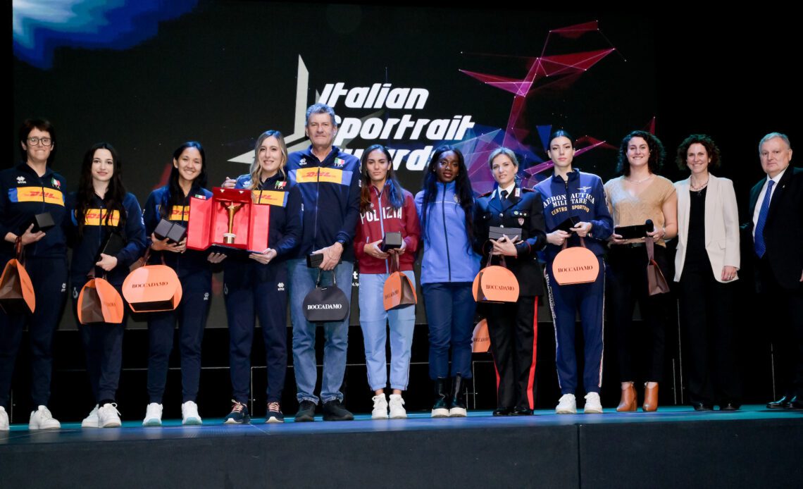 Italy sitting volleyball team honoured as Top Women’s Team at Italian Sportrait Awards