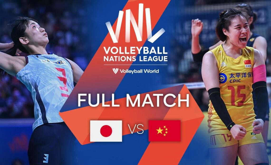 🇯🇵 JPN vs. 🇨🇳 CHN - Full Match | VNL 2022