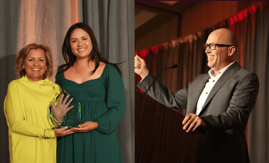 Menne, Van Niel Take Home Awards at Wings of Gold