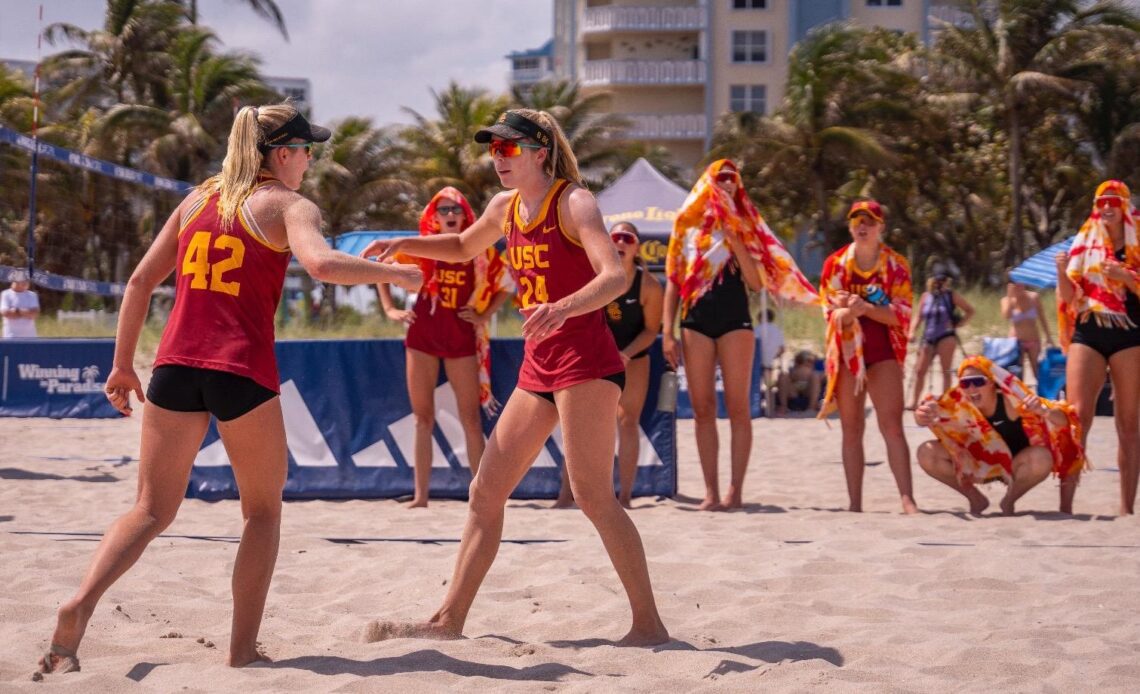 No. 1 USC Beach Volleyball Returns Home on 12-Dual Win Streak