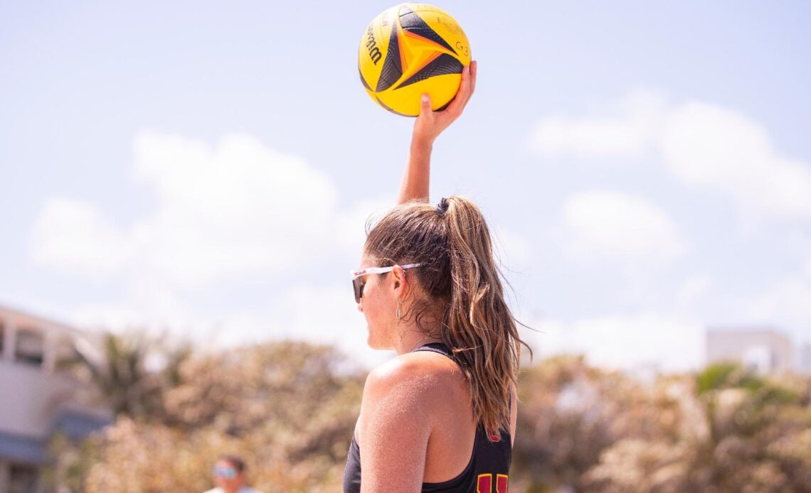 No. 1 USC Beach Volleyball Tops Panthers and Frogs on Pompano Sand