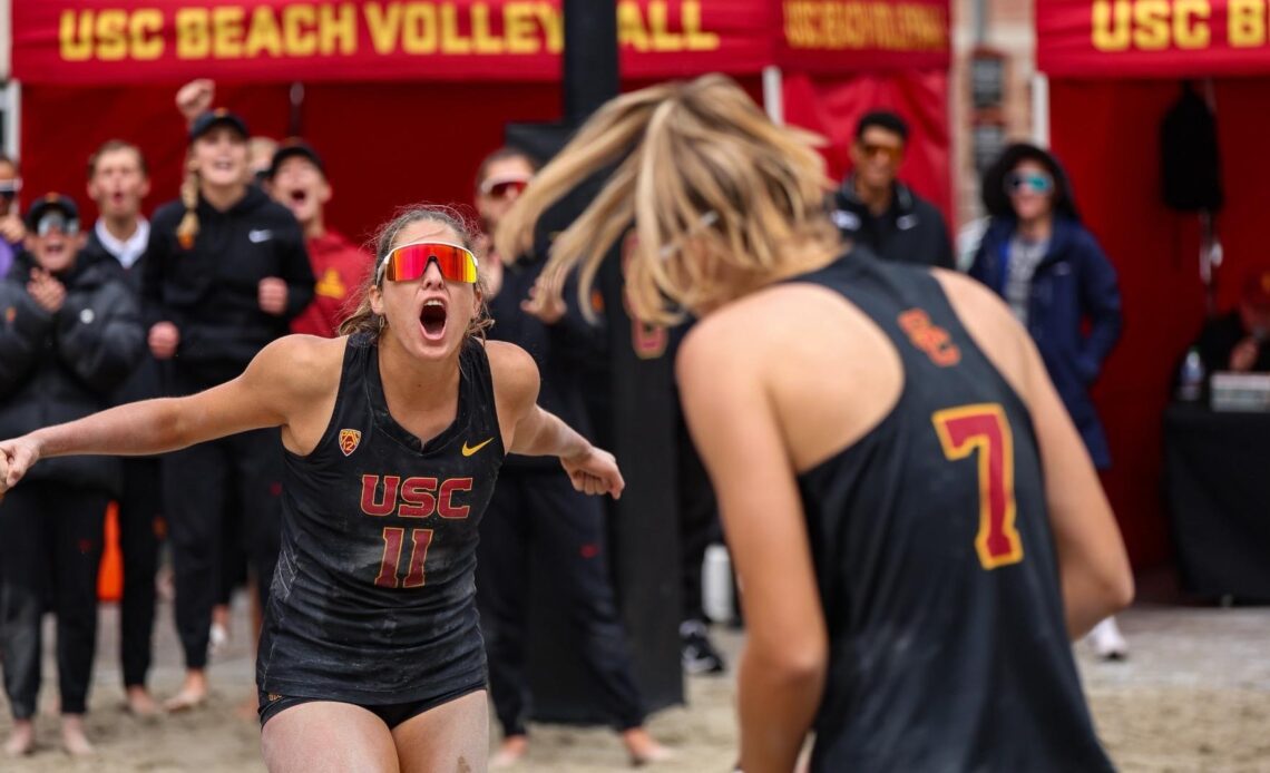 No. 3 USC Beach Volleyball Completes 4-0 Weekend in Battle for Los Angeles