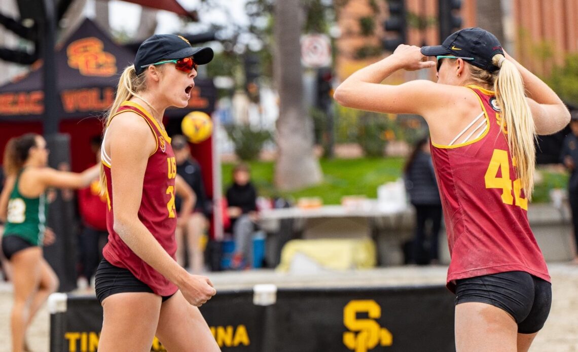 No. 3 USC Beach Volleyball Heads to Tempe for Pac-12 South Invitational