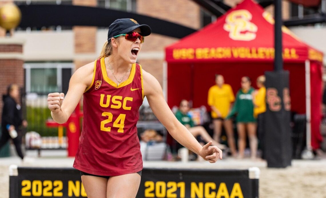 No. 3 USC Beach Volleyball Roasts Ducks to Close Out 4-0 Pac-12 South Run