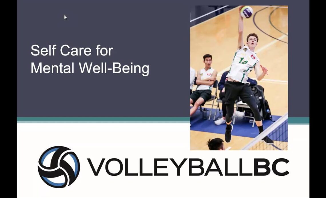 Self Care for Mental Well-Being in Volleyball