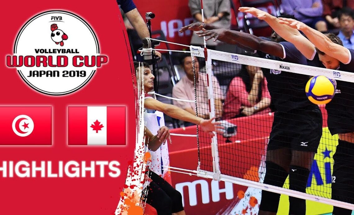 TUNISIA vs. CANADA - Highlights | Men's Volleyball World Cup 2019
