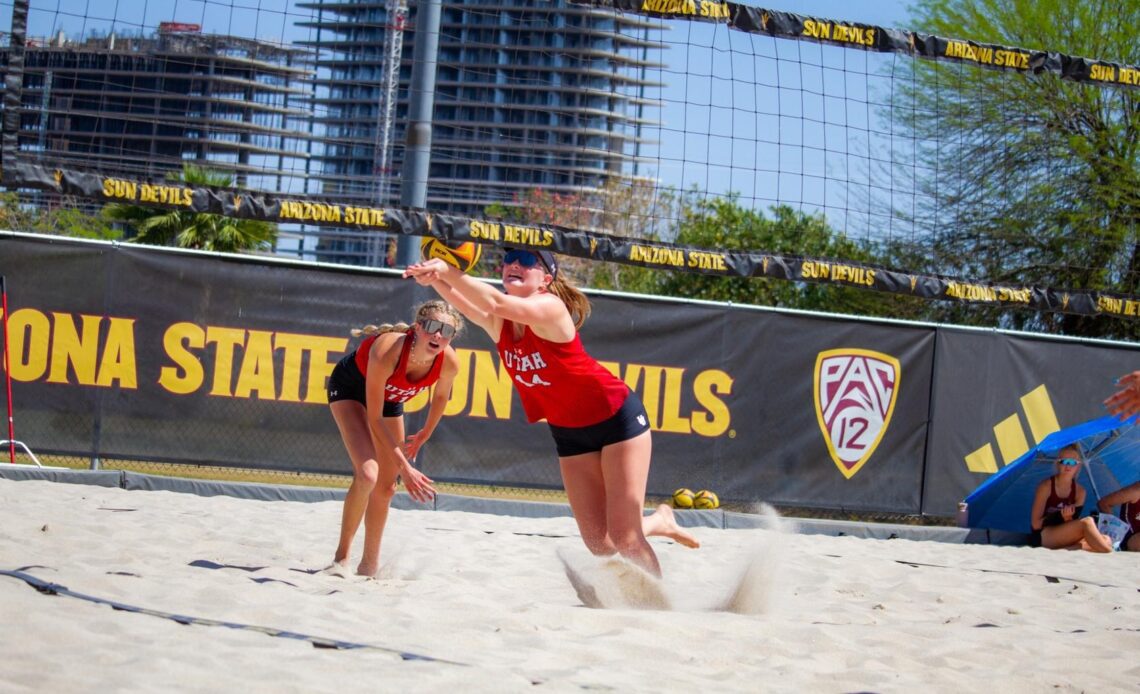 Utah Beach Volleyball Completes Weekend Sweep With Two More Wins