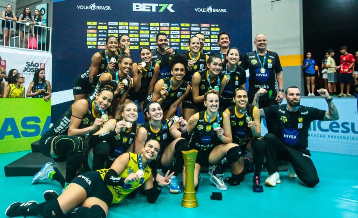 WorldofVolley :: BRA W: Dentil/Praia Clube Wins First Copa Brasil Title in Thrilling Final