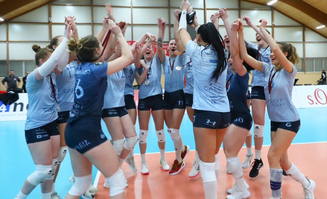WorldofVolley :: MEVZA W: Calcit Volley Kamnik Triumphs in MEVZA League