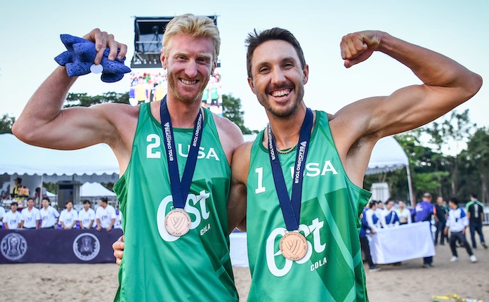 One USA pair - Budinger and Evans - remain in Xiamen Challenge beach tourney