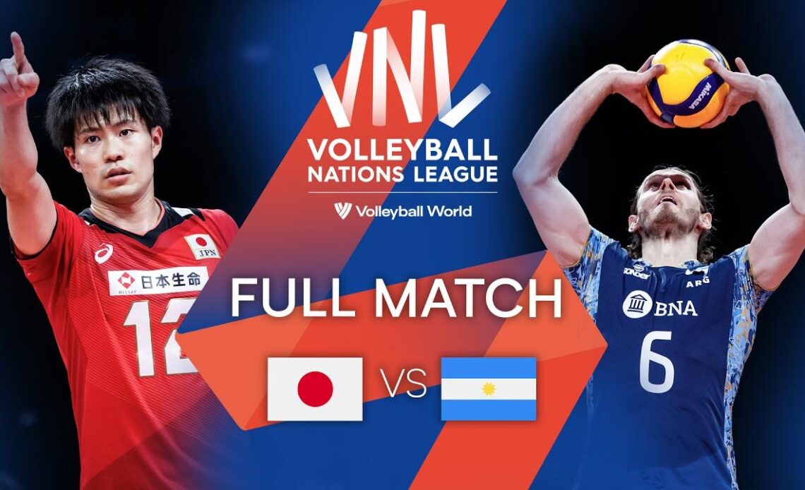 🇦🇷 ARG vs. 🇯🇵 JPN - Full Match | Men's VNL 2021