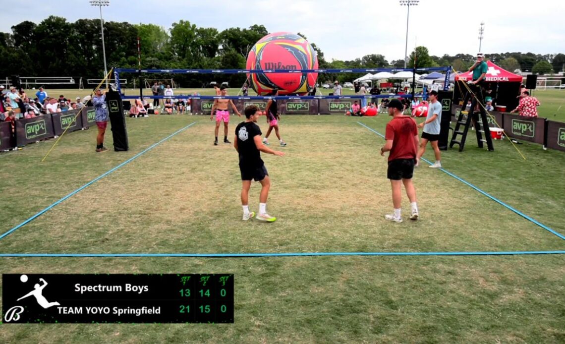 AVP Grass | The Clash | Rivera/Torres/Torres vs. Troyer/Kwekel/Hoover | Men's Open Triples Semi -…