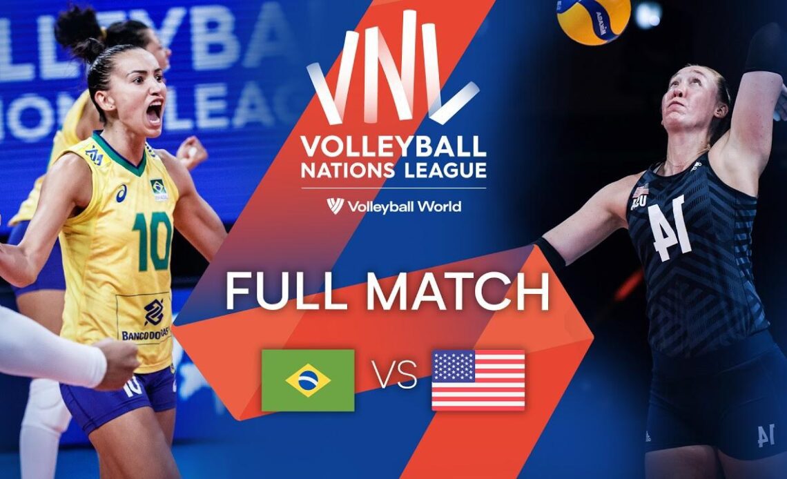 🇧🇷 BRA vs. 🇺🇸 USA - Final | Women’s Full Match | VNL 2021