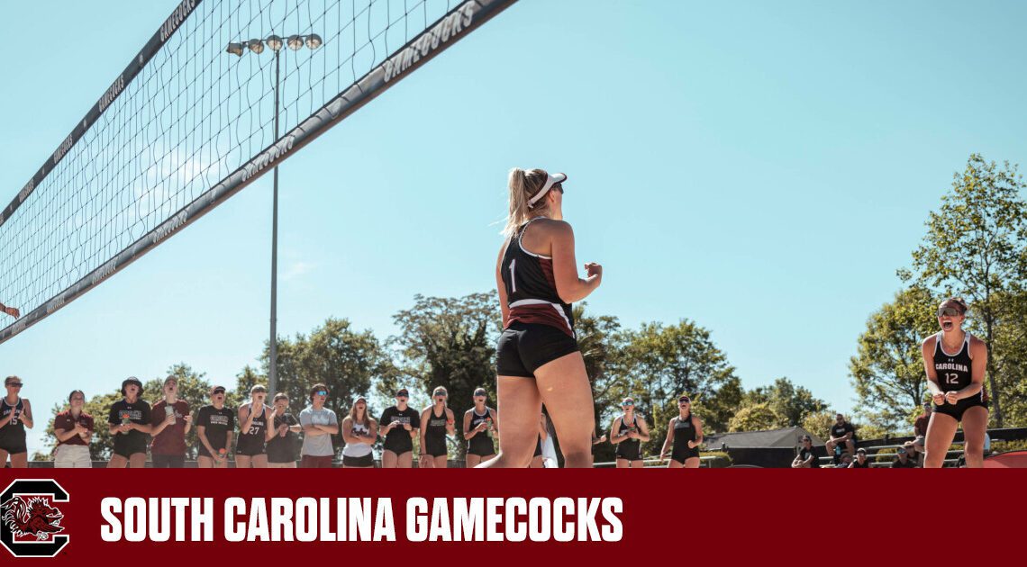 Beach Volleyball Caps Home Tournament With Two Sunday Wins – University of South Carolina Athletics