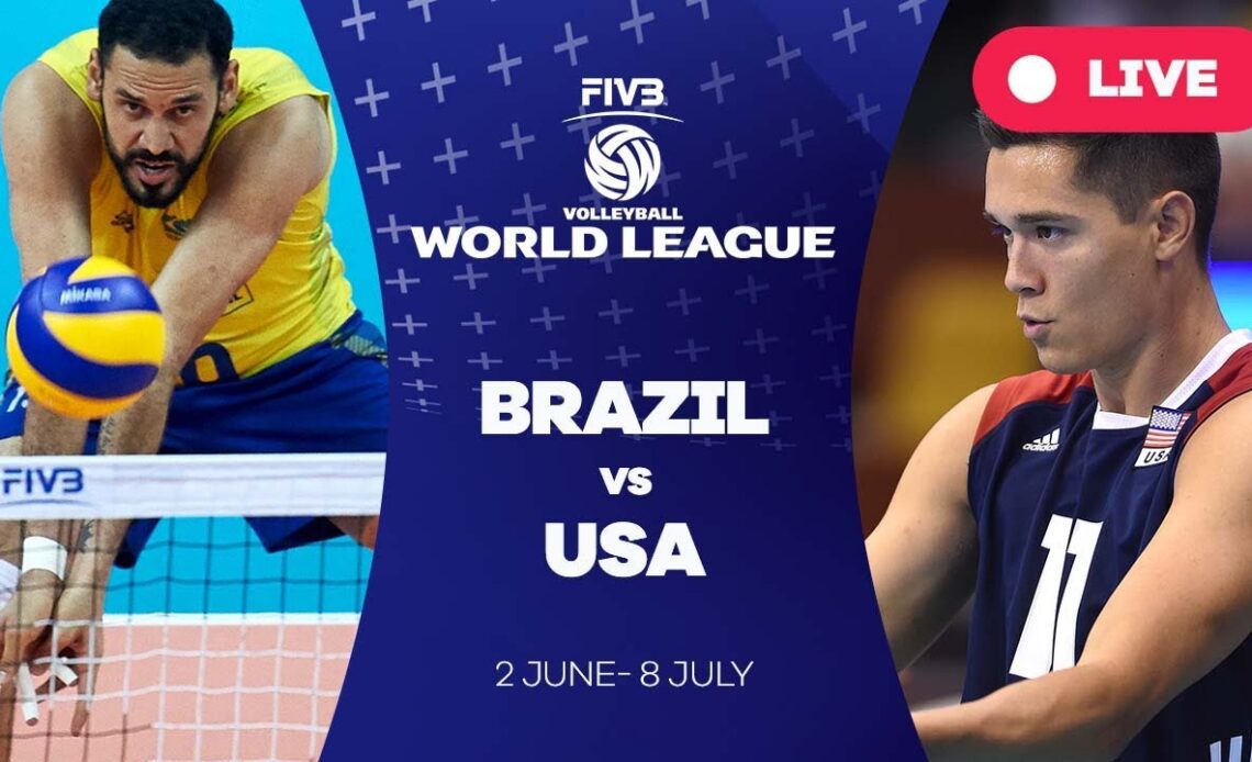 Brazil v USA - Group 1: 2017 FIVB Volleyball World League