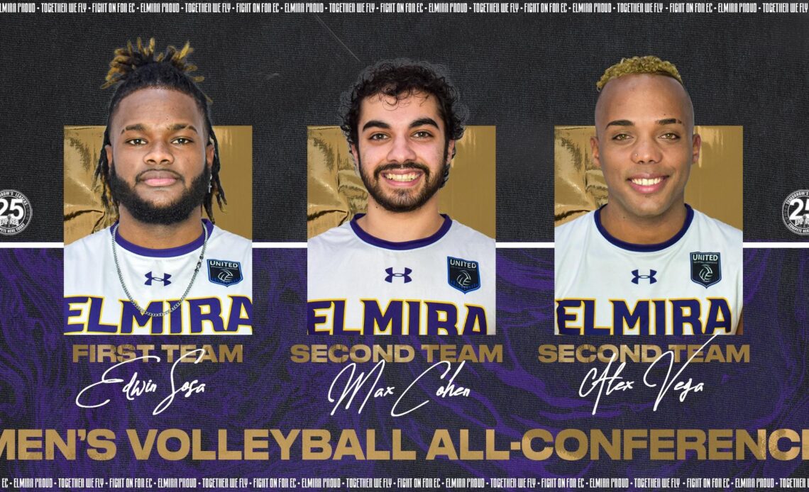 Elmira Trio Garners Empire 8 Men’s Volleyball All-Conference Recognition