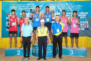 HOSTS THAILAND SWEEP TITLES AT SOUTH EAST ASIAN U19 BEACH VOLLEYBALL CHAMPIONSHIPS