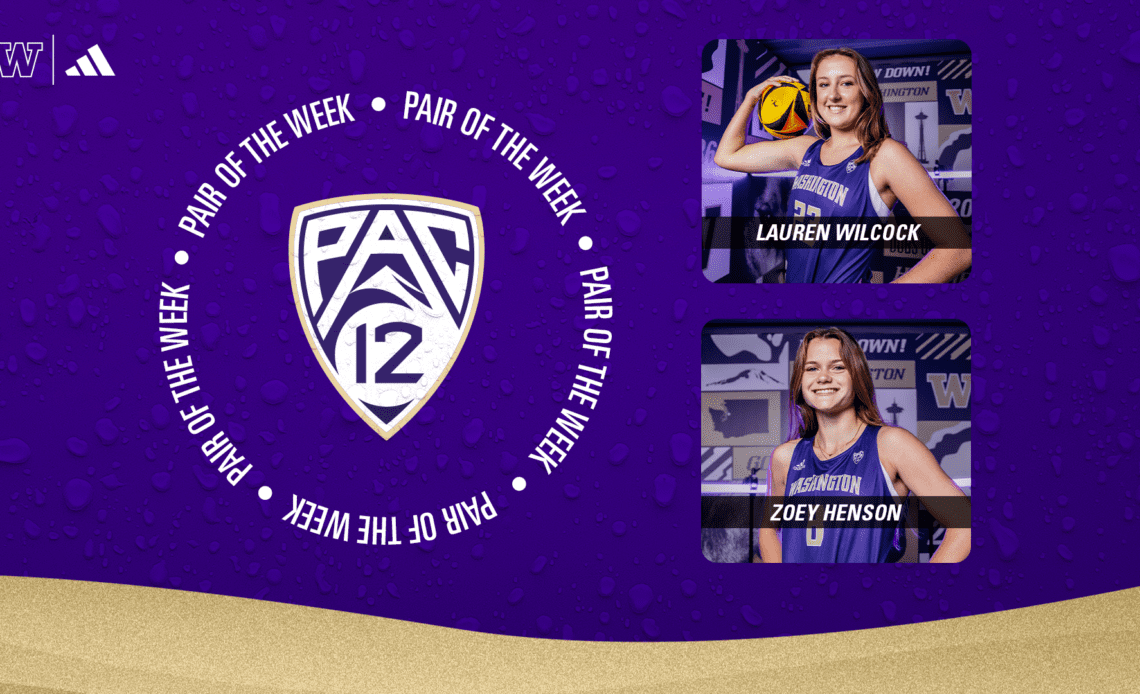 Henson and Wilcock Named Pac-12 Pair of the Week