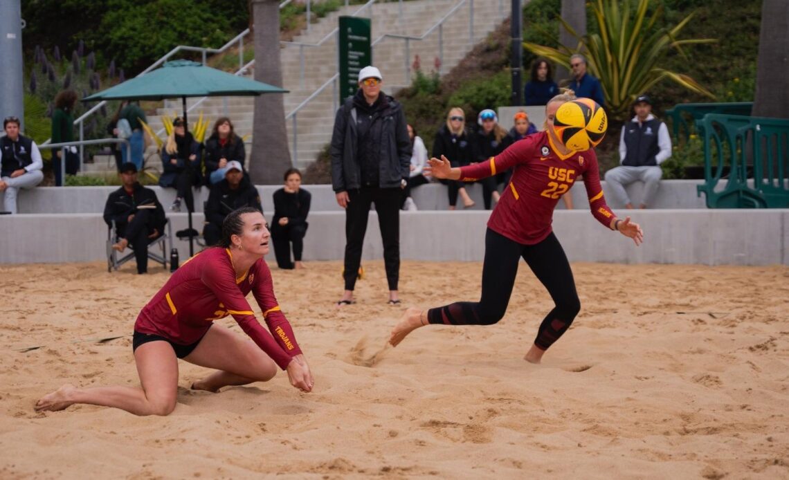 No. 2 USC Beach Volleyball Falls to No. 1 UCLA in Narrow Contest