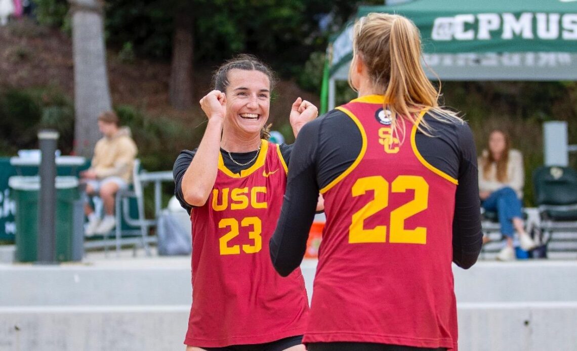 No. 2 USC Beach Volleyball Takes Down No. 5 TCU in 5-0 Sweep
