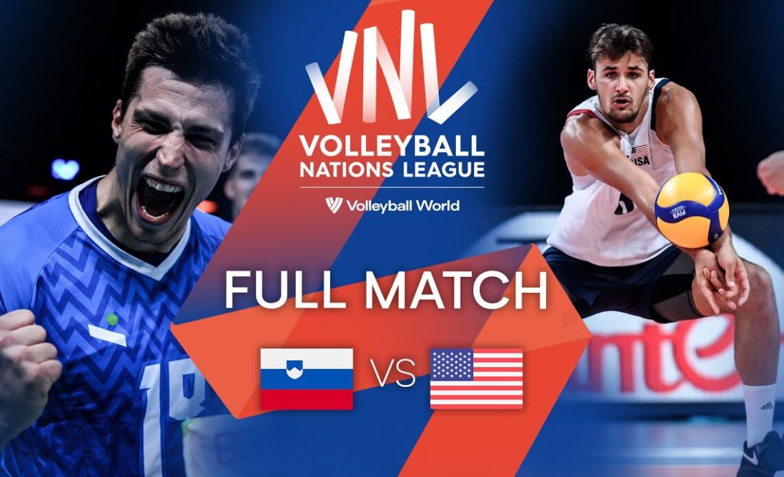 🇸🇮 SLO vs. 🇺🇸 USA - Full Match | Men's VNL 2021