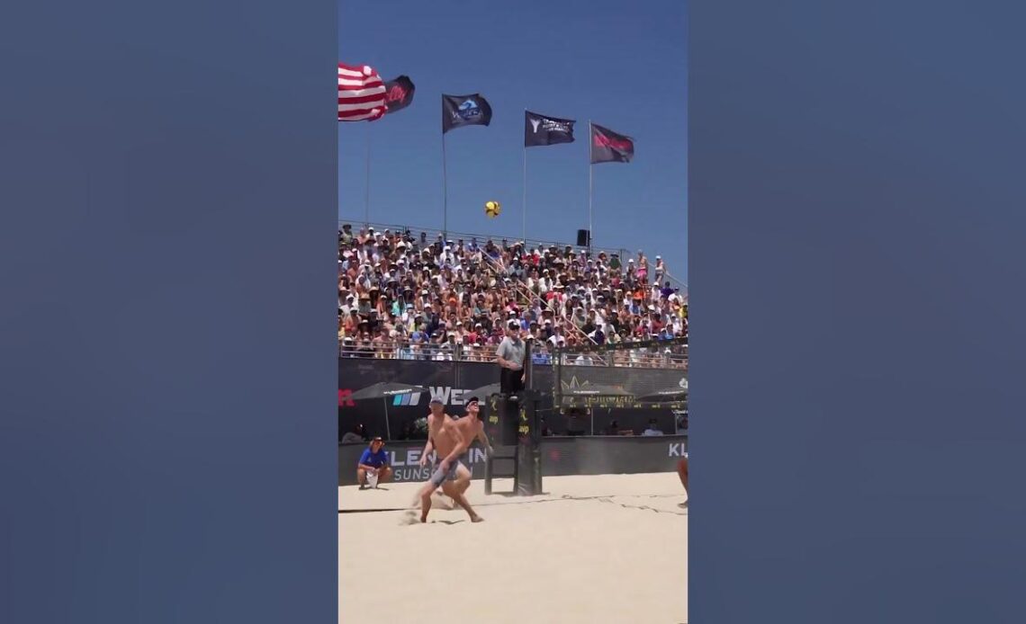 Sander Take Over Hermosa 👀 #BeachVolleyball #Volleyball #Vball