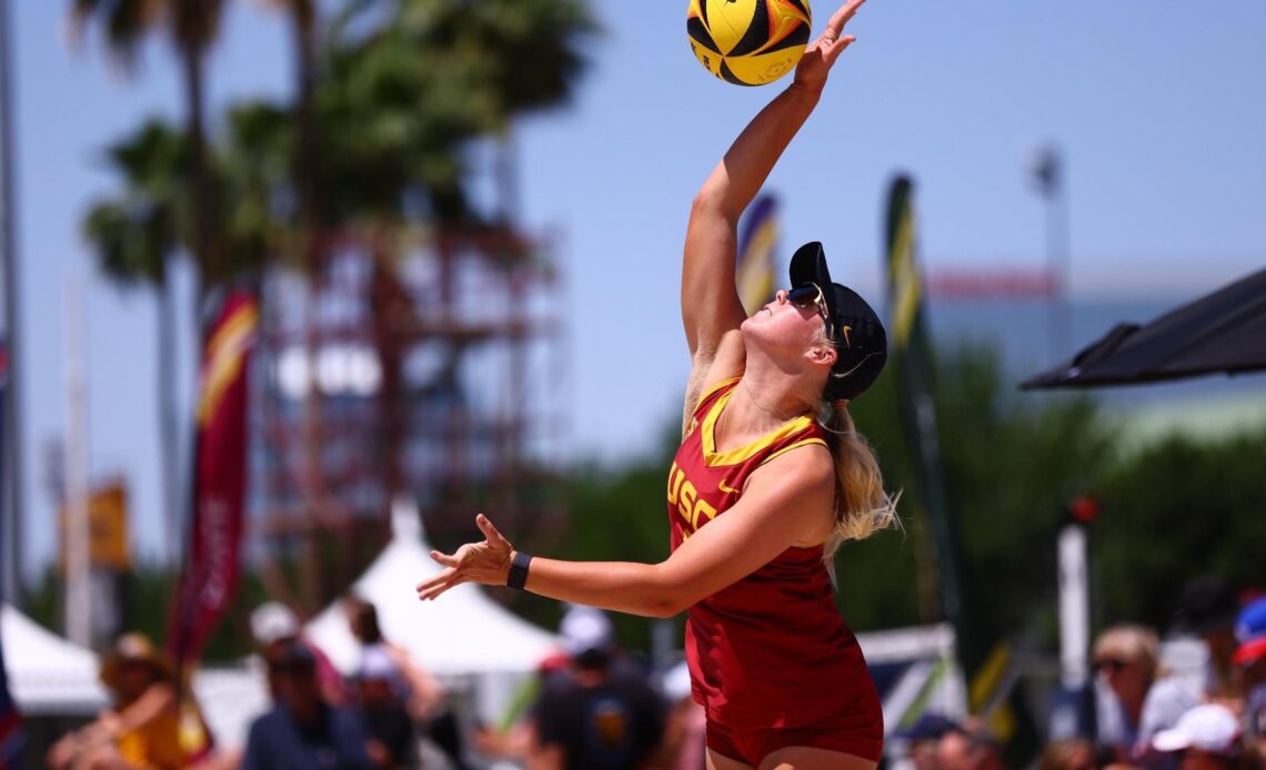 USC Beach Volleyball Collects 3-1 Win Over Cal to Move On at Pac-12 Championship