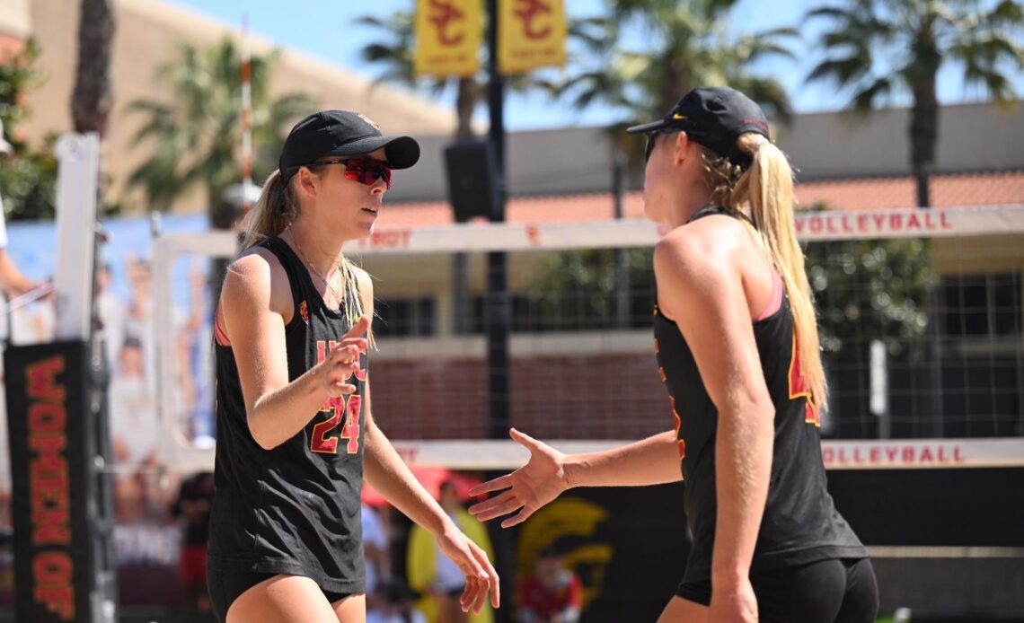 USC Beach Volleyball Garners Top Seed to Open Pac-12 Championship Run