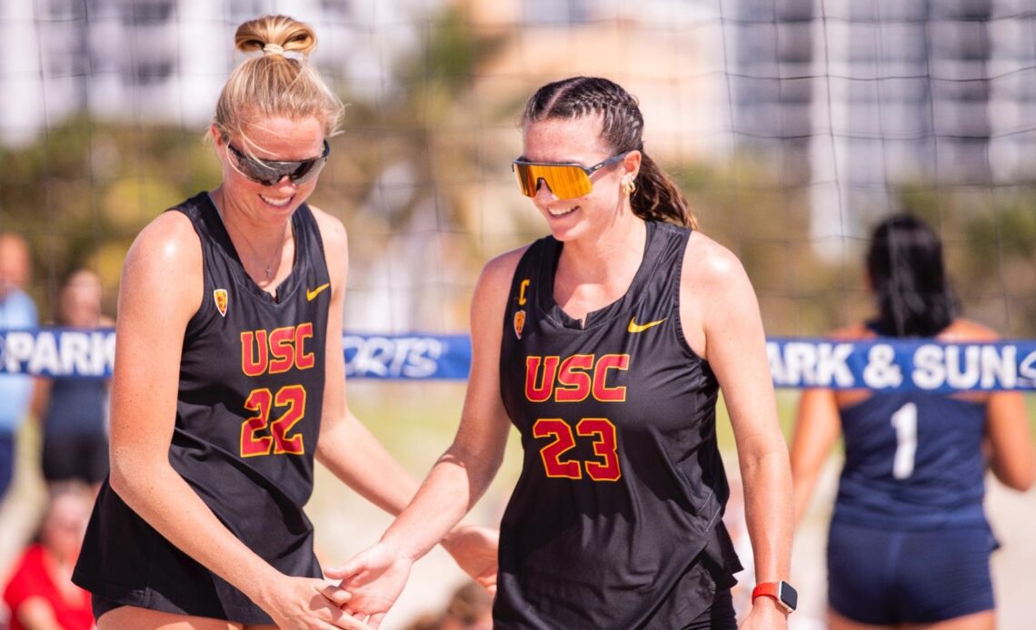 USC Beach Volleyball's Kraft and Maple Tabbed for Pac-12 Pair of the Week Honors