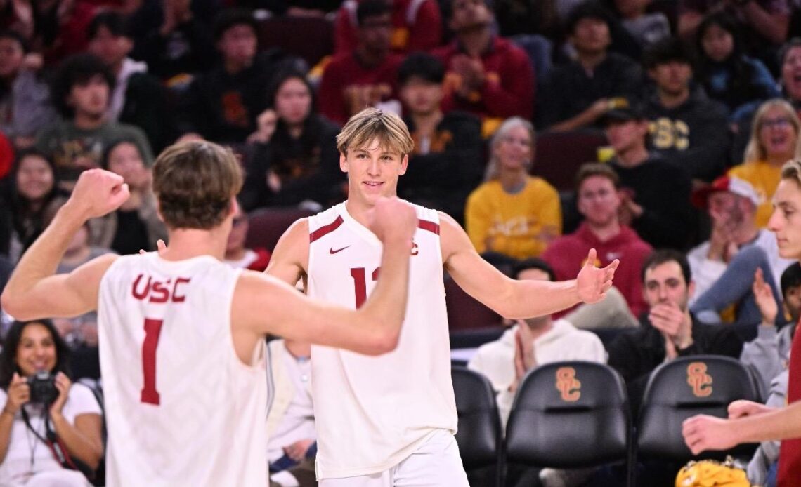 USC Men's Volleyball Meets BYU in MPSF Tournament Quarterfinal