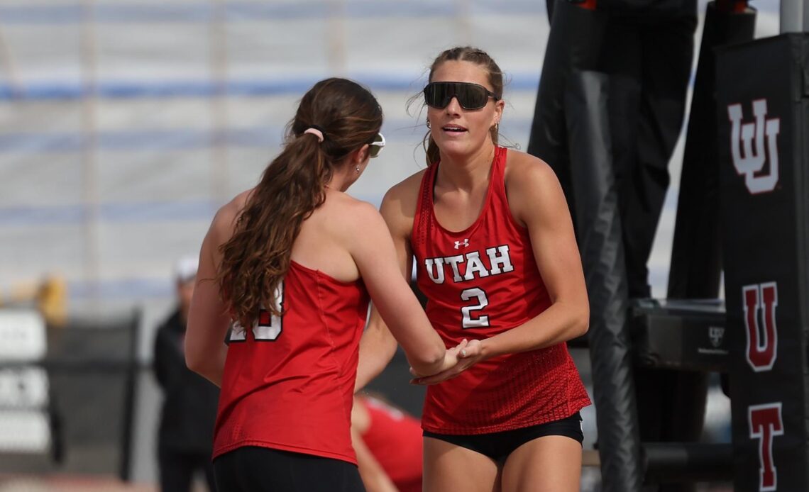 Utah Beach Volleyball Drops Two Pac-12 Matches