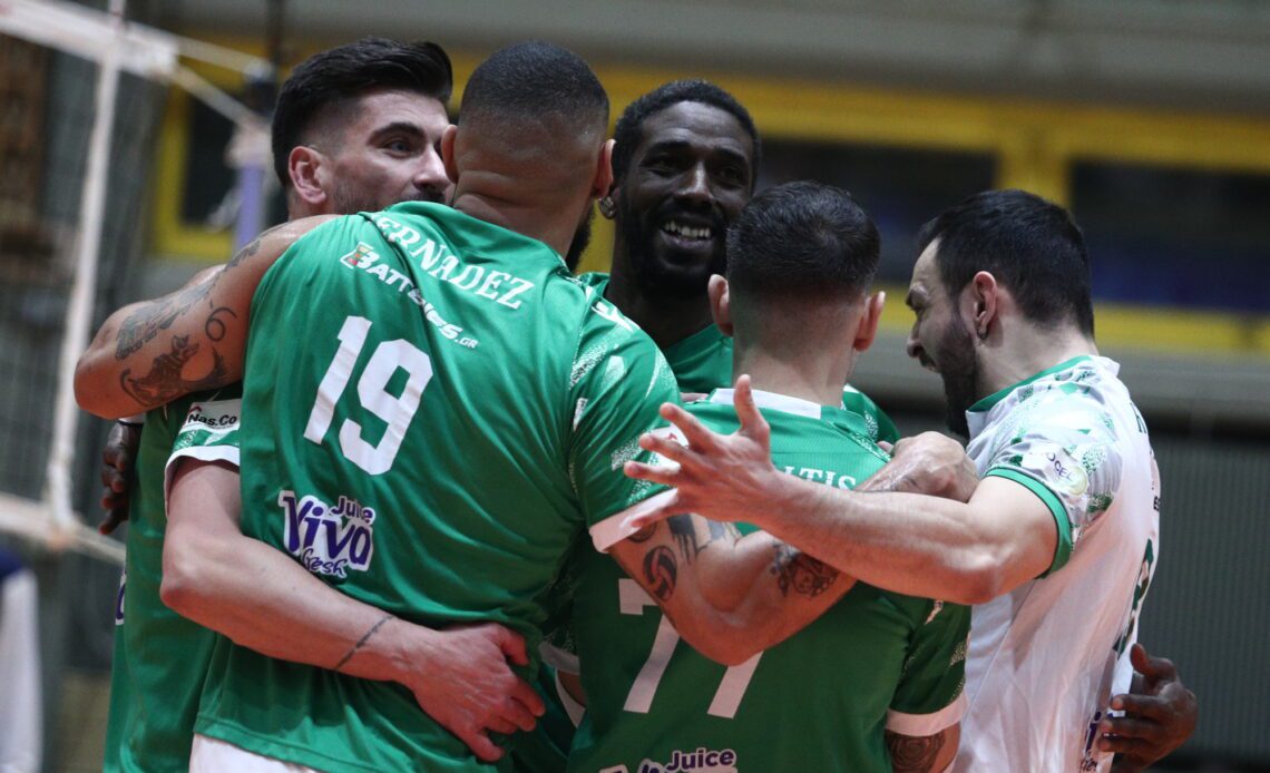 WorldofVolley :: GRE M: Panathinaikos Clinches Crucial Victory to Stay Alive in Volley League Finals