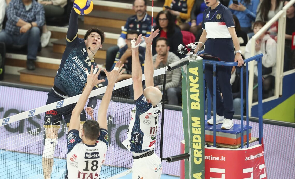 WorldofVolley :: ITA M: Milano Secures Lead Over Trento in Playoff Final
