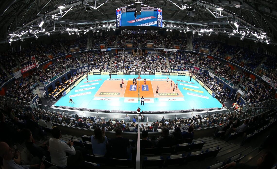 WorldofVolley :: ITA M: Milano Triumphs Over Perugia after Five Sets; Series Tied 1-1
