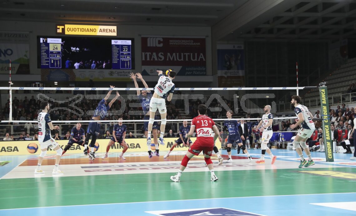 WorldofVolley :: ITA M: Trento and Perugia Secure Victories in Semifinal Openers