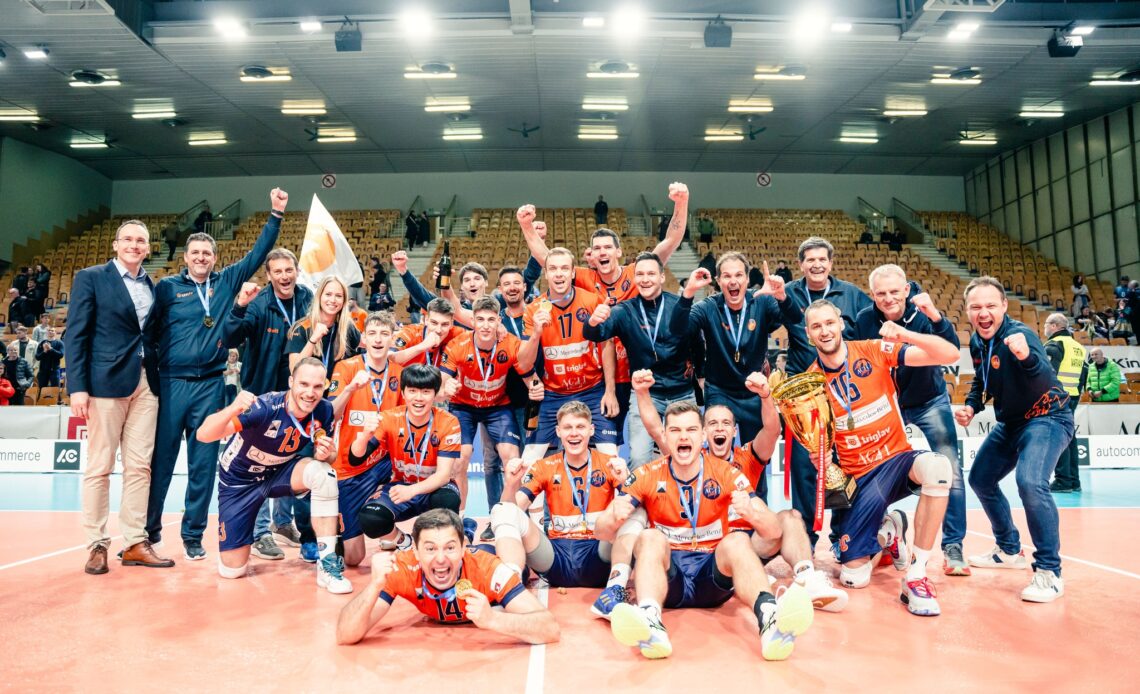 WorldofVolley :: SLO M: ACH Volley Claims 20th Slovenian Championship in Thrilling Five-Set Victory