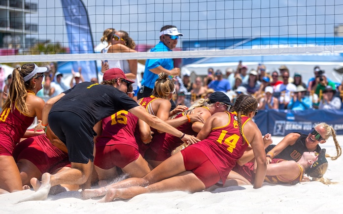 USC x 4: Trojans win NCAA beach volleyball title again