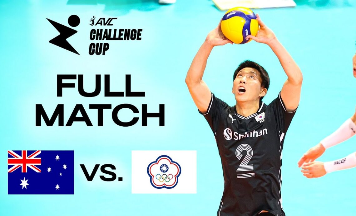 AUS vs. TPE - AVC Challenge Cup 2024 | Pool Play - presented by VBTV