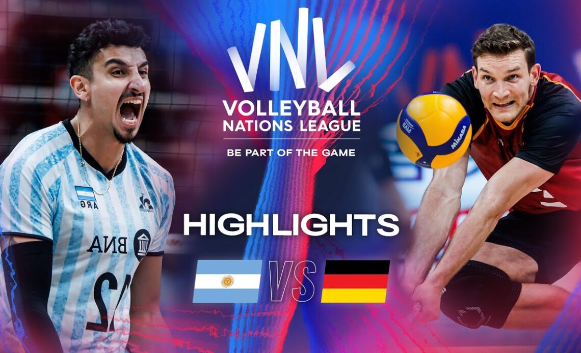 🇦🇷 ARG vs. 🇩🇪 GER - Highlights | Week 1 | Men's VNL 2024