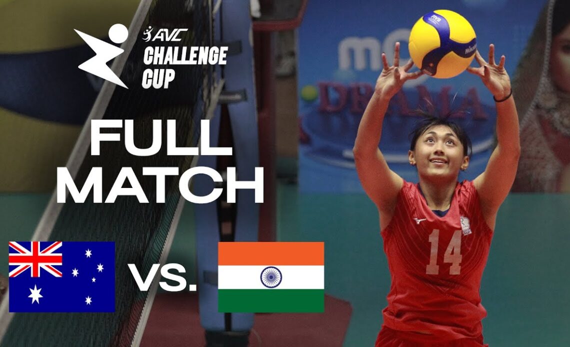 🇦🇺 AUS vs. 🇮🇳 IND - AVC Challenge Cup 2024 | Pool Play