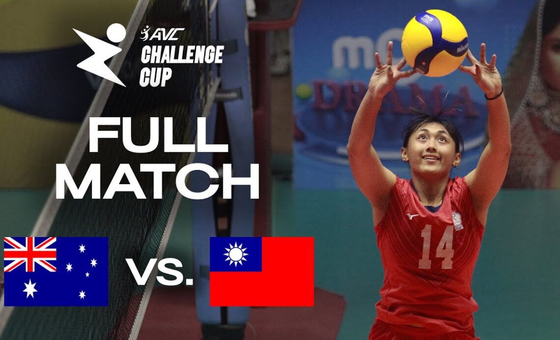 🇦🇺 AUS vs. 🇹🇼 TPE - AVC Challenge Cup 2024 | Pool Play