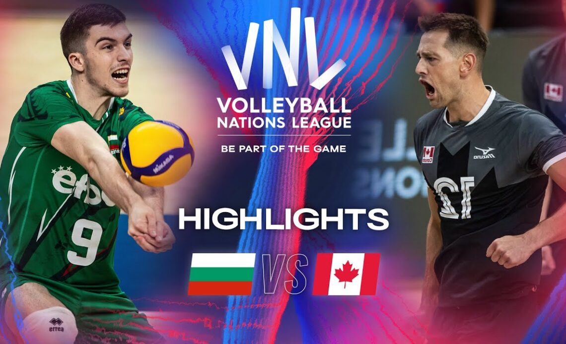 🇧🇬 BUL vs. 🇨🇦 CAN - Highlights | Week 1 | Men's VNL 2024