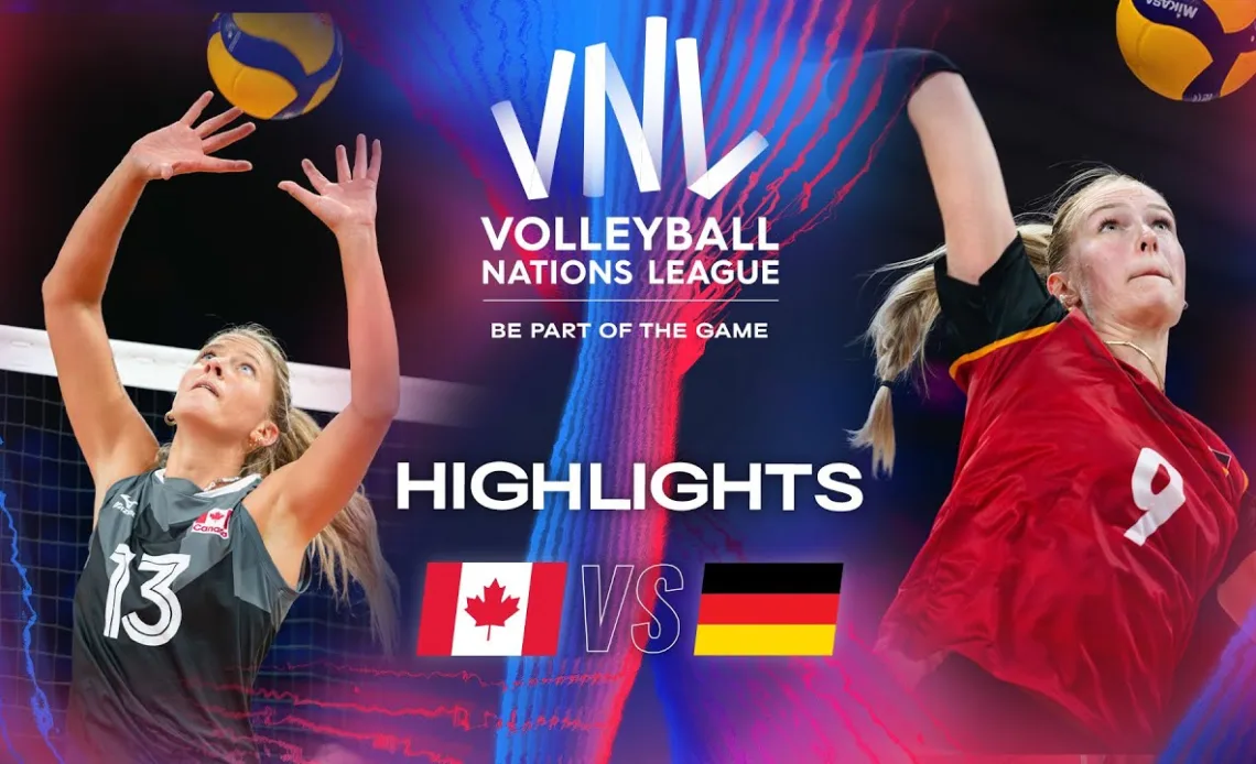 🇨🇦 CAN vs. 🇩🇪 GER - Highlights | Week 2 | Women's VNL 2024