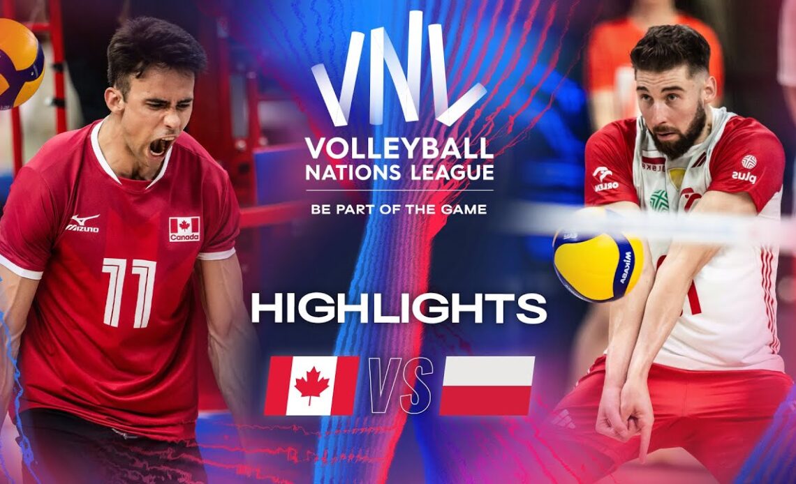 🇨🇦 CAN vs. 🇵🇱 POL - Highlights | Week 1 | Men's VNL 2024