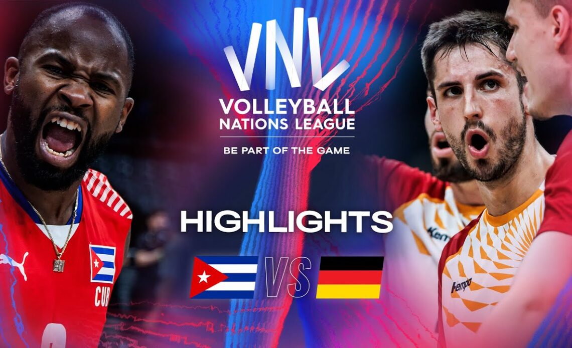 🇨🇺 CUB vs. 🇩🇪 GER - Highlights | Week 1 | Men's VNL 2024