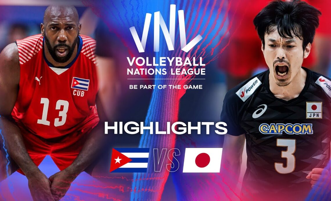 🇨🇺CUB vs. 🇯🇵 JPN - Highlights | Week 1 | Men's VNL 2024