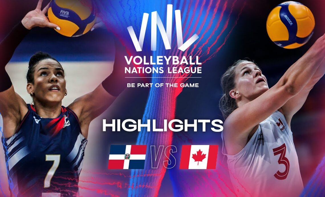 🇩🇴 DOM vs. 🇨🇦 CAN - Highlights | Week 1 | Women's VNL 2024